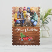 ウッドブ素朴ラシヴィンテージトラッククリスマスS シーズンカード (スタンド正面)