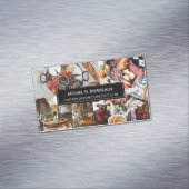 ウッドプラッタ写真コラージュ放牧ケータリング マグネット名刺 (インサイチュ)