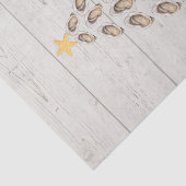 ウッドプランク上の低地オイスタークリスマスツリー 薄葉紙 (詳細)