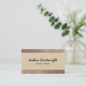 ウッドプリント 名刺 (スタンド正面)