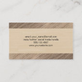 ウッドプリント 名刺 (裏面)