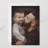 ウッドプ素朴ランクス2フォト最高のパパ シーズンカード (裏面)