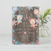 ウッドベアージェンダーが雪片を明かす 招待状 (スタンド正面)