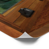 ウッドベイ窓イリュージョン – ブルーラグーン ポスター (角)