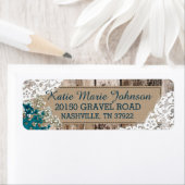 ウッドベビーズブレスレ素朴ース結婚ラベル ラベル (インサイチュ)