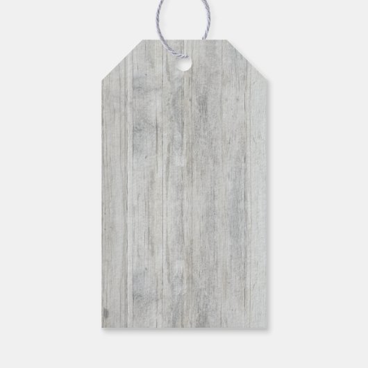 ウッドベビー素朴ズブレスメイソンジャールバ結婚ンズ ギフトタグ (裏面)