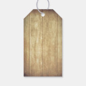 ウッドベビー素朴ズブレスメイソンジャールバ結婚ンズ ギフトタグ (裏面)