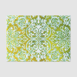 ウッドベリーグリーンと金ゴールド 薄葉紙