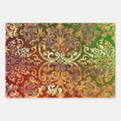 ウッドベリーダマスクアンドフラワーフェスティバル ラッピングペーパーシート (正面)