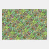 ウッドベリー、エメリア、ボタニカル ラッピングペーパーシート (正面3)