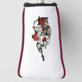 ウッドベース奏者 ゴルフヘッドカバー (回転90)