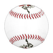 ウッドベース奏者 野球ボール (裏面)