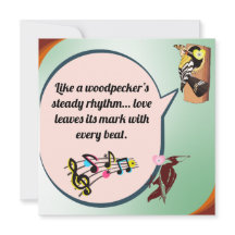 ウッドペッカーの着実なリズ離れム愛のマーク