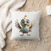 ウッドペッカーキュートベビーバード装飾用クッション クッション (ブランケット)