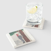 ウッドペッカーストーンコースター ストーンコースター (横)