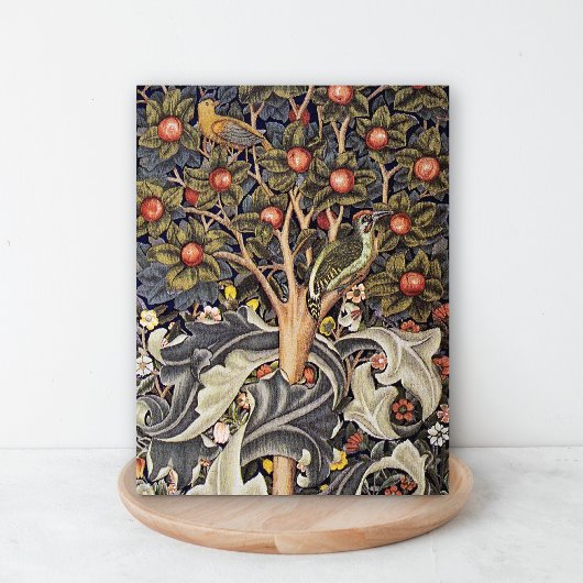 ウッドペッカータペストリー繊維ウィリアム・モリス ポストカード