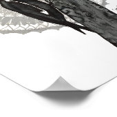 ウッドペッカーマンダラ8x10プリント ポスター (角)