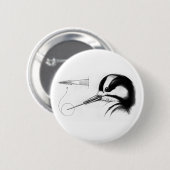 ウッドペッカー舌の解剖学 缶バッジ (正面&裏面)