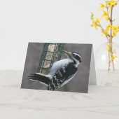 ウッドペッカー誕生日カード カード (黄色い花)