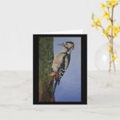 ウッドペ素晴らしッカーノテカード カード (黄色い花)