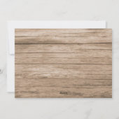 ウッドホリ素朴ーのベリーメリークリスマスフォトカード シーズンカード (裏面)