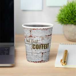 ウッドボックスサイン紙カップ 紙コップ