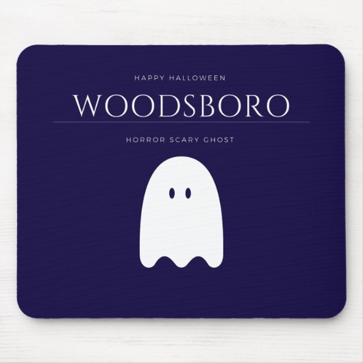 ウッドボロハイスクール怖い幽霊ハロウィーン マウスパッド (正面)