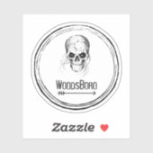 ウッドボロムービークラブホラースカルハロウィーン シール (シート)