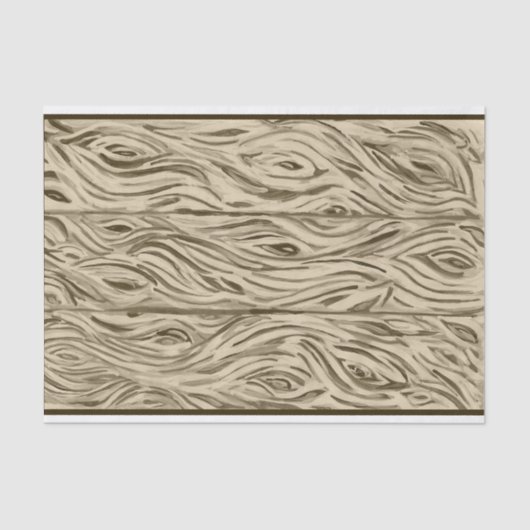 ウッドボーフランスのドオークインスパイアプランクスティッシュペーパー 薄葉紙 (正面)