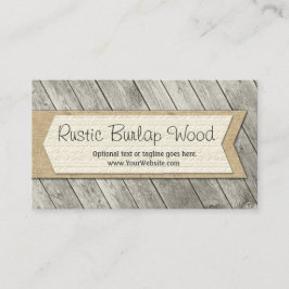 ウッドボー素朴ド&カントリーバーラップファーム生地 名刺