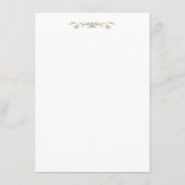 ウッドボー素朴ーフローラカントリーウェディング詳細 エンクロージャーカード (裏面)