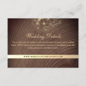 ウッドボ素朴ホフローラ結婚ズ詳細 エンクロージャーカード (正面)