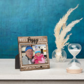 ウッドポ素朴ピ最高のー・エバーおじいちゃん写真 フォトプラーク (インサイチュ)