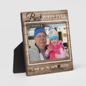 ウッドポ素朴ピ最高のー・エバー・グランドパの写真 フォトプラーク (正面)