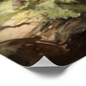 ウッドマウスウッドランドアニマルアートプリントポスター ポスター (角)