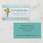 ウッドミント素朴/メイスンジャーの名刺 名刺 (正面/裏面)