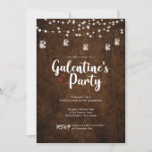 ウッドメイソンジャガーメンズデイパーティーバレンタイン 招待状 (正面)