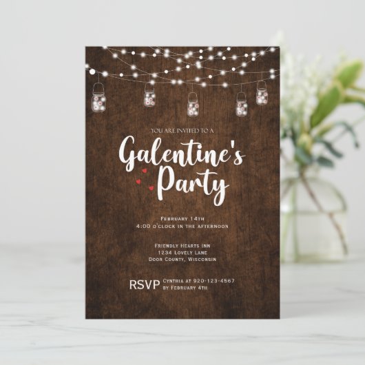 ウッドメイソンジャガーメンズデイパーティーバレンタイン 招待状 (スタンド正面)