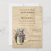 ウッドメイソンジャールカントリーフローラ結婚式招待状 招待状 (正面)