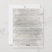 ウッドメリー素朴クリスマスフォトカード シーズンカード (裏面)