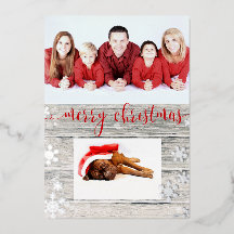 ウッドメリー素朴クリスマス雪片スクリプト