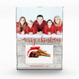 ウッドメリー素朴クリスマス – フォトブロック