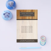 ウッドモダングレインプロフェッショナルクラス チラシ (シングル)