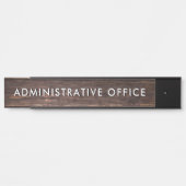 ウッドモダンデザインプロフェッショナルプレート管理事務所 サインプレート (正面)