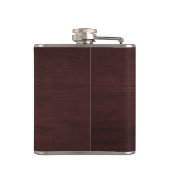 ウッドモノグラムイニシャルカスタム フラスク (裏面)