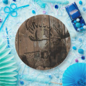 ウッドモー素朴ス紙プレート ペーパープレート (パーティー)