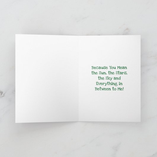 ウッドラお洒落ンドの生き物と神父の木 シーズンカード (内部)