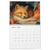 ウッドラお洒落ンドの生き物カレンダー カレンダー (2月 2026)