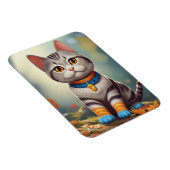 ウッドラお洒落ンドアメリカショートヘア マグネット (右側)