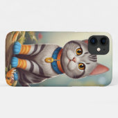 ウッドラお洒落ンドアメリカショートヘア Case-Mate iPhoneケース (裏面(横))